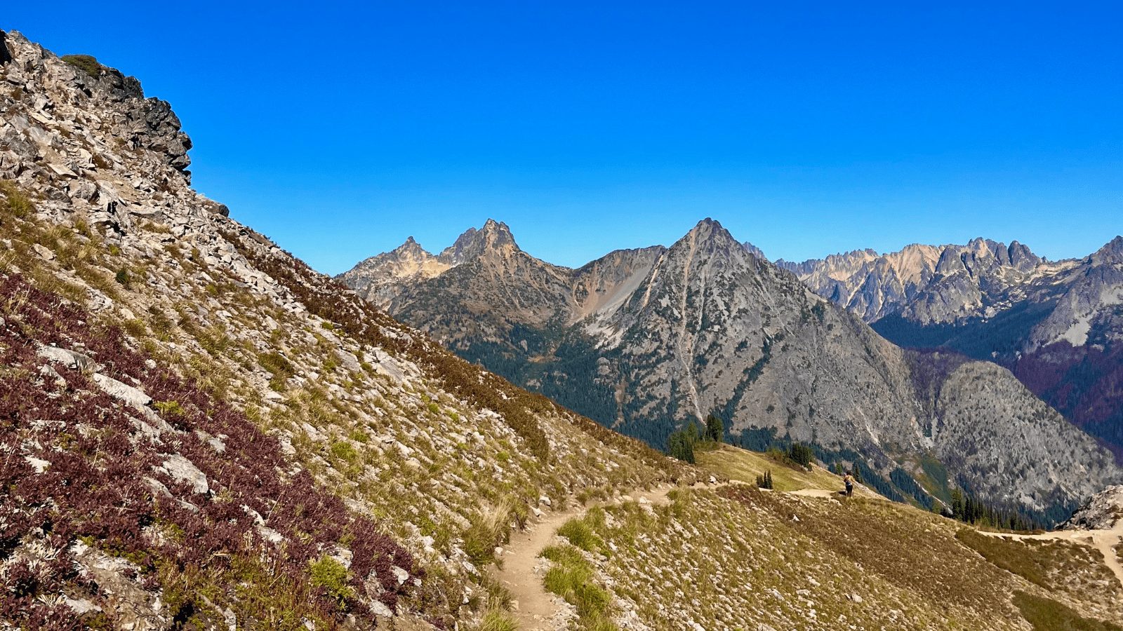 Picture or the Cascade Mountain Ranges in Washington for purpose-driven marketing for outdoor brands blog by TREAD Agency, an outdoor marketing team that helps plan strategies for outdoor brands.